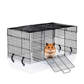 Petsi Cage for Small Rodents, Hamsters, Mice, Black