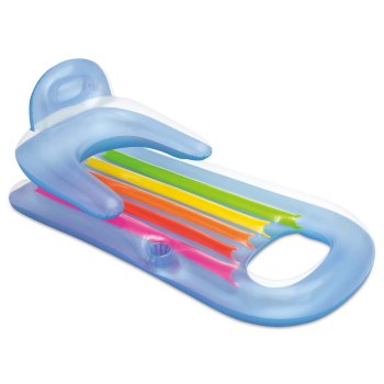 Piepūšamais atpūtas krēsls matracis baseinam INTEX 58802, zils