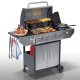 Berdsen Bd-896 Gas Grill with Cast Iron Grate and Lid, 4+1 Burners