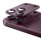 Tech-Protect Camfull Fit+ Camera Lens Protector for iPhone 18 Pro - Burgundy