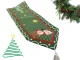 Christmas Table Runner, Green, 205x35 cm