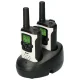 Alecto FR-175 Walkie-Talkie Set 2-Pack, 7 km Range, White/Black