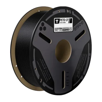Elegoo PETG-CF Carbon Fiber 3D Printer Filament 0.5 kg, Black