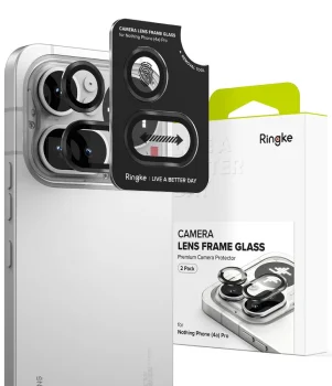 Ringke Camera Frame Protector 2-Pack for Nothing Phone 4A Pro - Black