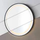 ModernHome Round LED Bathroom Mirror, 60 cm, Anti-Fog