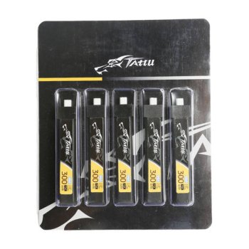 Аккумуляторы Tattu LiPo 300mAh 3.8V 75C 1S1P HV BT2.0.5 (5 шт.)