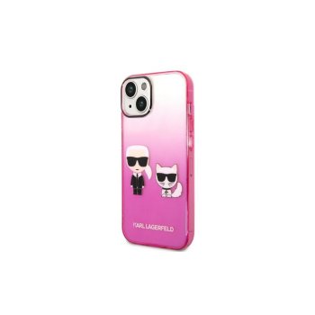 Karl Lagerfeld KLHCP14XTGKCP iPhone 14 Pro Max 6.7 "hardcase pink / pink Gradient Ikonik Karl & Choupette