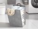 Foldable Wall-Mounted Laundry Basket for Door and Wall, Grey