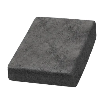 Terry Cloth Bed Sheet for Massage Table with Elastic Band, 70x190 cm, Graphite
