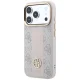 Guess 4G Stripe Round and Classic Logos MagSafe Case for iPhone 17 Pro / 18 Pro - Pink