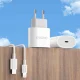 Dudao A14EUC PD 20W USB-C Wall Charger with Cable - White