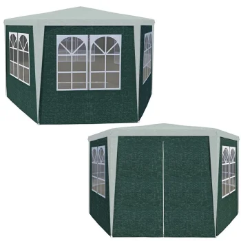 Green Walls for Hexagonal Garden Pavilion (6 pcs, 2x2x2 m)