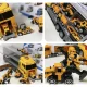 Car Carrier Truck Toy with 6 Construction Vehicles 22481