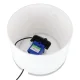 Automatic Pet Water Fountain for Cats and Dogs with LED Light 2.4L USB
