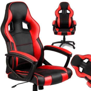 Ergonomic gaming office chair Sofotel Surmo, black-red