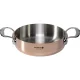 De Buyer Prima Matera Low Saucepot with Lid 20 cm, 1.8 L, Copper/Stainless Steel
