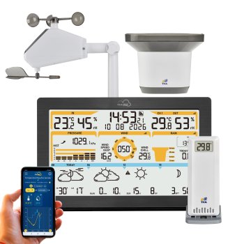 Tfa 35.8106.01 ID-05 WLAN Wireless Weather Station, Black