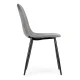ModernHome Velour Dining Chairs Set of 4, Grey