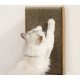 Purlov Cat Corner Scratcher with Toy Cardboard Scratching Post