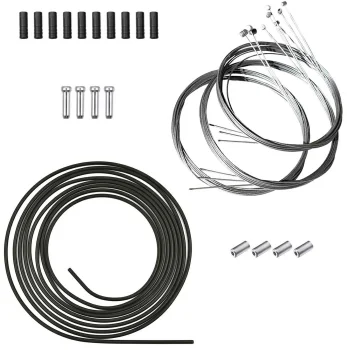 Bicycle cable and housing set, 24 pieces