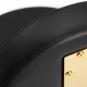 Activeshop AM-304G Cosmetic Stool with Backrest, Black/Gold