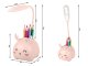 Kids LED Night Light with Organizer and Phone Stand, Pink
