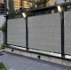 PVC Privacy Screen Strip for Balcony Terrace Garden Fence - 19cm x 35m and 450g/m², Grey
