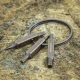 Rockbros VK-ARCO3 ROAD TO SKY 6-in-1 Multitool Keychain - Brown