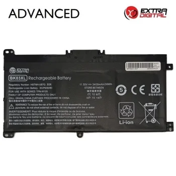 Laptop Battery HP BK03XL 3400mAh 11.55V Extra Digital Advanced