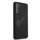 Guess Samsung Galaxy S21+ Case Silicone Vintage Script, Black