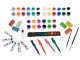 Artist\'s Painting Drawing Accessories Set, Crayons Markers Pencils 123 pcs.