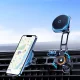 Wozinsky WCT5-6S2Y Car Holder with Qi/MagSafe 15W Wireless Charger, Black