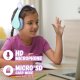 PowerLocus P2 Kids Headphones with Ears, Purple/Turquoise