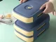 Egg Storage Container for Fridge, Blue