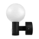 Maclean MCE515 B LED Facade Lamp with Motion Sensor, 15W, 1600lm, IP65, Black