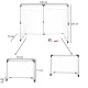 Kids Football Goal 2in1 185x120x70cm with Ball and Pump