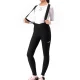 Rockbros YDCK006 TVI Women\'s Cycling Bib Shorts with Pad Size S - Black