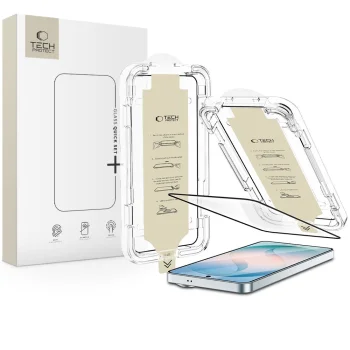 Tech-Protect Quick Set AR+ Anti-Reflective Glass for Samsung Galaxy S26+ - Black