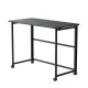 Maclean MC-1250 Foldable Desk on Wheels, 100x50cm, Black