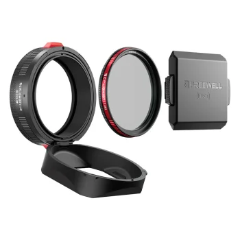Freewell Sunshield for Fuji X100 Series with CPL/Black Mist Filter, Black