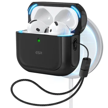 ESR Orbit Halolock MagSafe Case for Apple AirPods 4, Black