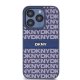 DKNY iPhone 15 Pro Case Mono Stripe & Metal Logo, Blue