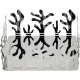Alessi Mediterraneo ESI18 Napkin Holder, 20.5 x 20.5 cm, Silver