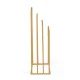 Modernhome Freestanding Towel Stand, 4 Tiers, Metal, Gold