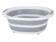 Collapsible Silicone Bowl with Drain and Cutting Board, 5L