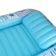 Inflatable Pool Lounger with Headrest Pillow, Water Float for Adults, blue