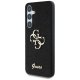 Guess Fixed Glitter Big 4G Metal Logo Case for Samsung Galaxy S25+ Black