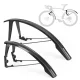 Rockbros FK-892 Adjustable Bicycle Fenders, Black