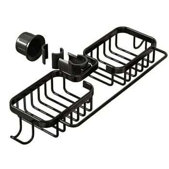Aluminum Kitchen Faucet Shelf Organizer (36x15.5cm)
