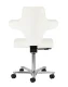 Adjustable Hairdresser, Cosmetologist, Podiatrist and Masseur Chair Azzurro Special 152, White